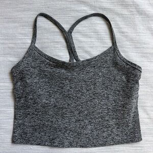 Beyond Yoga Gray Cropped Tank Top